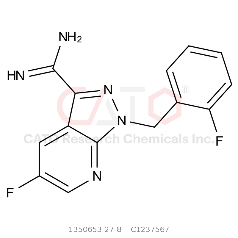 CAS No.:1350653-27-8,5-Fluoro-1-(2-fluorobenzyl)-1H-pyrazolo[3,4-b]pyridine-3-carboximidamide
