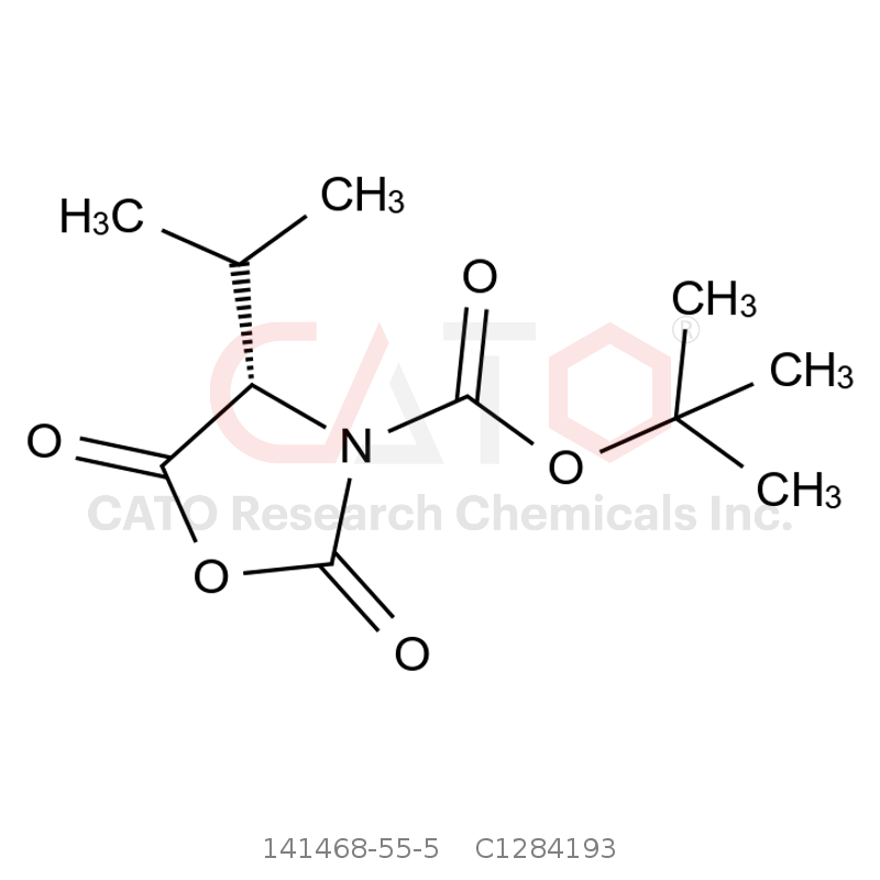 CAS No.:141468-55-5,Tert-butyl (S)-4-isopropyl-2,5-dioxooxazolidine-3-carboxylate