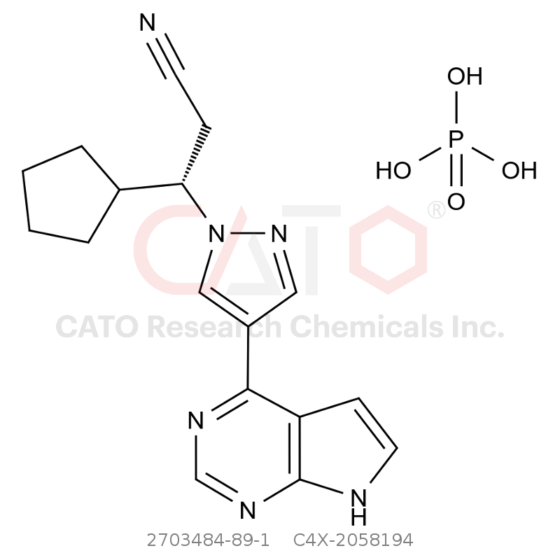 CAS No.:2703484-89-1,(S)-Ruxolitinib Phosphate