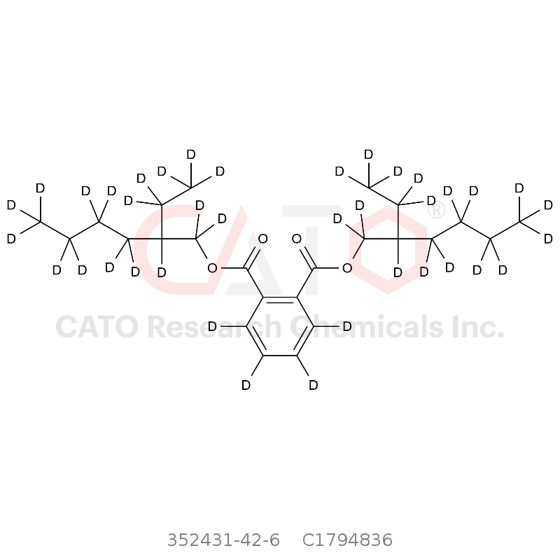 CAS No.:352431-42-6,邻苯二甲酸二(2-乙基己基)酯-D38