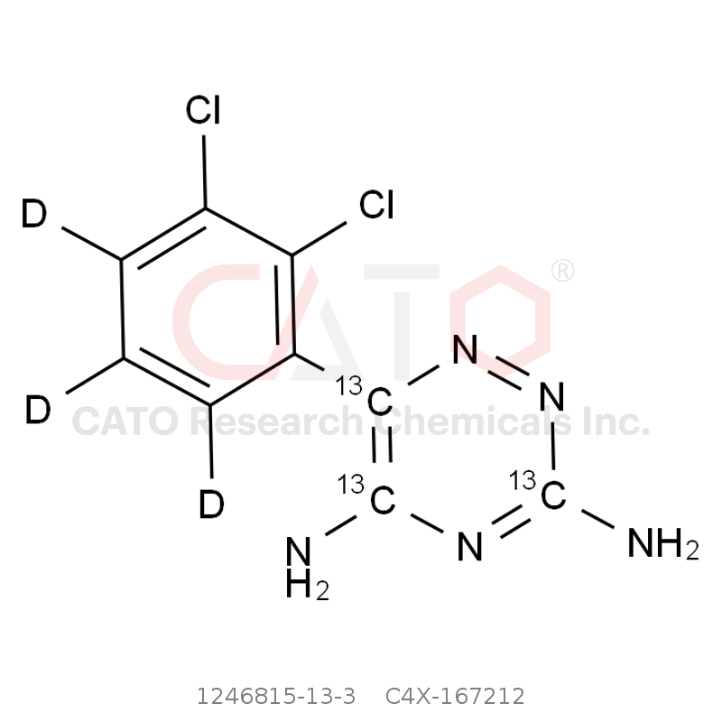 CAS No.:1246815-13-3,拉莫三嗪-13C-d3