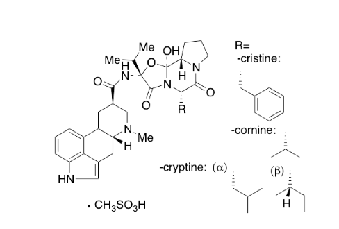Dihydroergotoxine mesylate CAS 8067-24-1 chemical structure