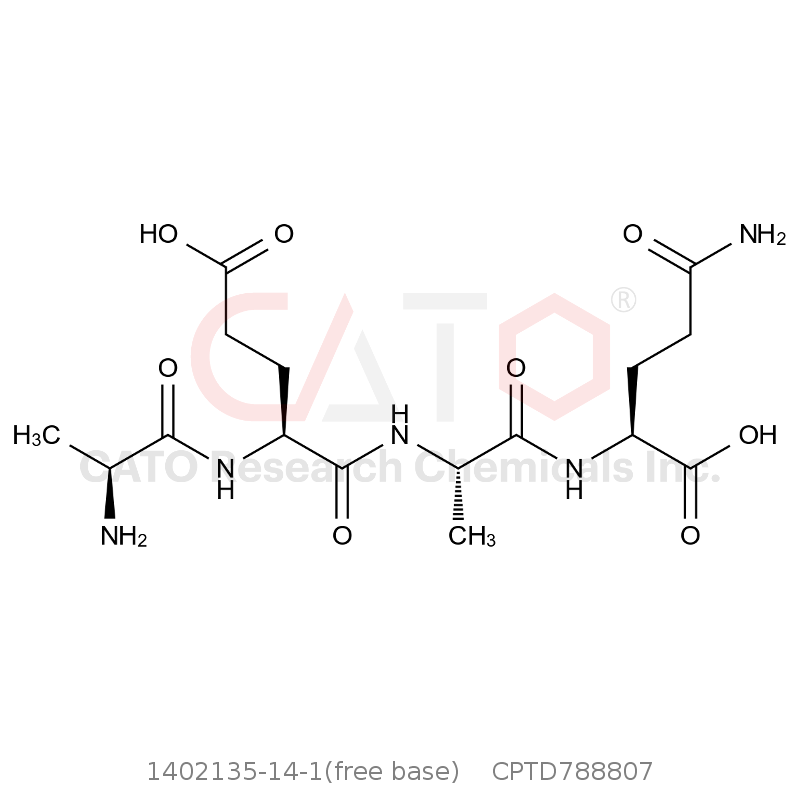 CAS No.:1402135-14-1(free base),Ala-Glu-Alal-Glu (acetate)