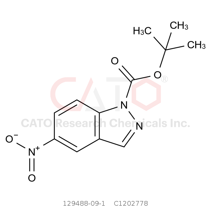 CAS No.:129488-09-1,5-硝基-1H-吲唑-1-羧酸叔丁酯