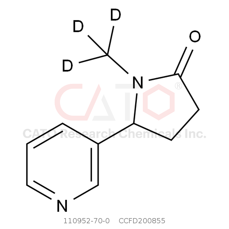 CAS No.:110952-70-0,(+/-)-可替宁-d3