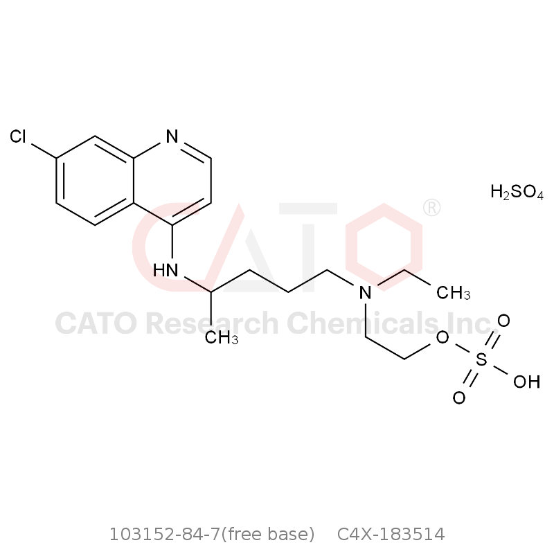 CAS No.:103152-84-7(free base),羟氯喹EP杂质B 硫酸盐