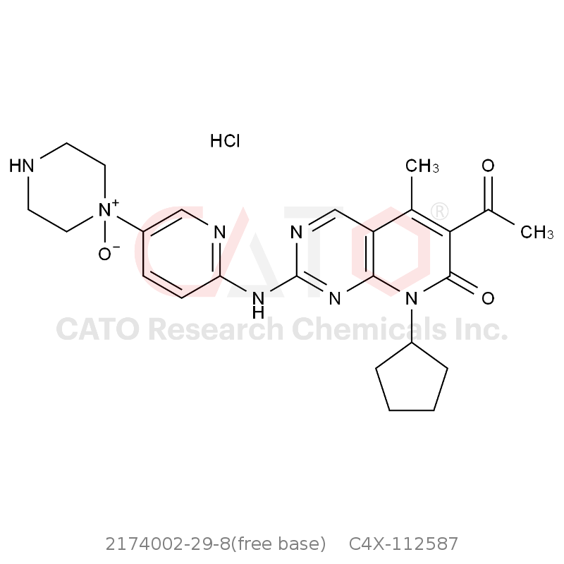 CAS No.:2174002-29-8(free base),哌柏西利杂质87 盐酸盐