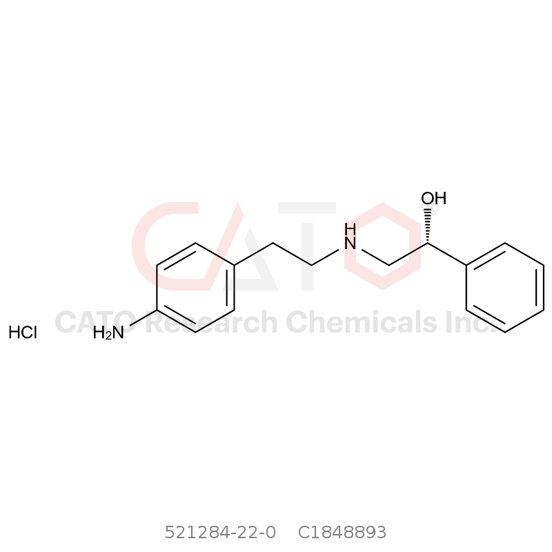 CAS No.:521284-22-0,(R)-2-((4-氨基苯基)氨基)-1-苯基乙醇盐酸盐
