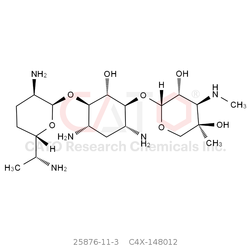 CAS No.:25876-11-3,庆大霉素杂质12
