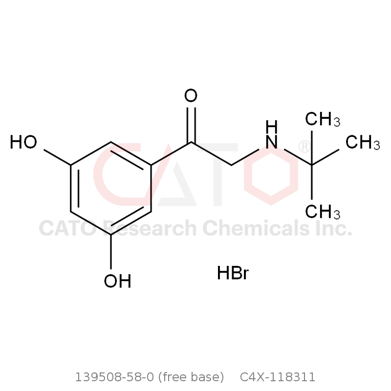 CAS No.:139508-58-0 (free base),特布他林EP杂质C（氢溴酸盐）