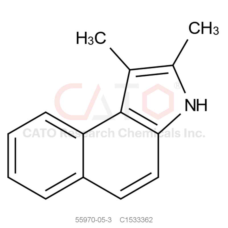 CAS No.:55970-05-3,1,2-Dimethyl-3H-benzo[e]indole