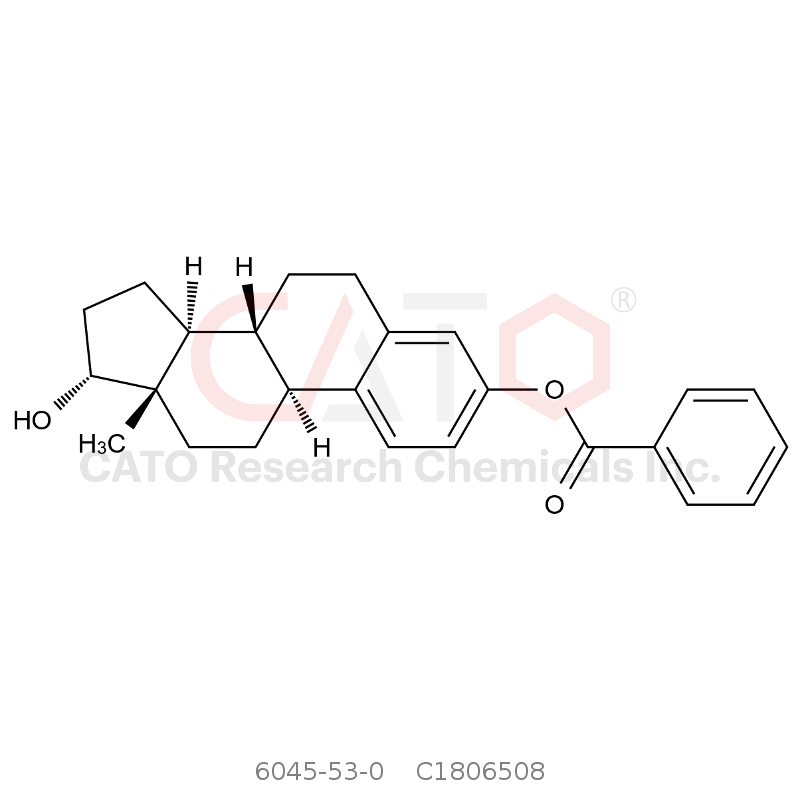 CAS No.:6045-53-0,Estradiol Benzoate Impurity E (17-epi- Estradiol Benzoate)