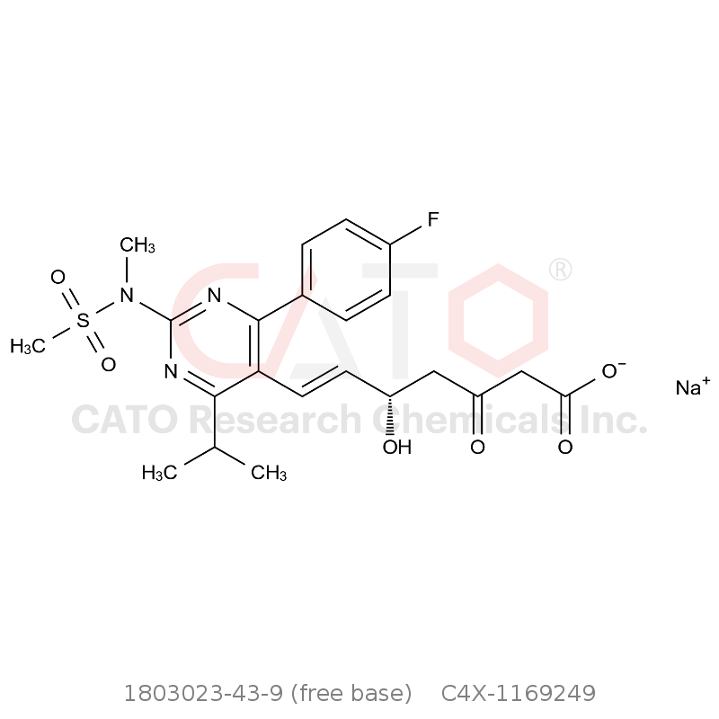 CAS No.:1803023-43-9 (free base),Rosuvastatin Impurity 249