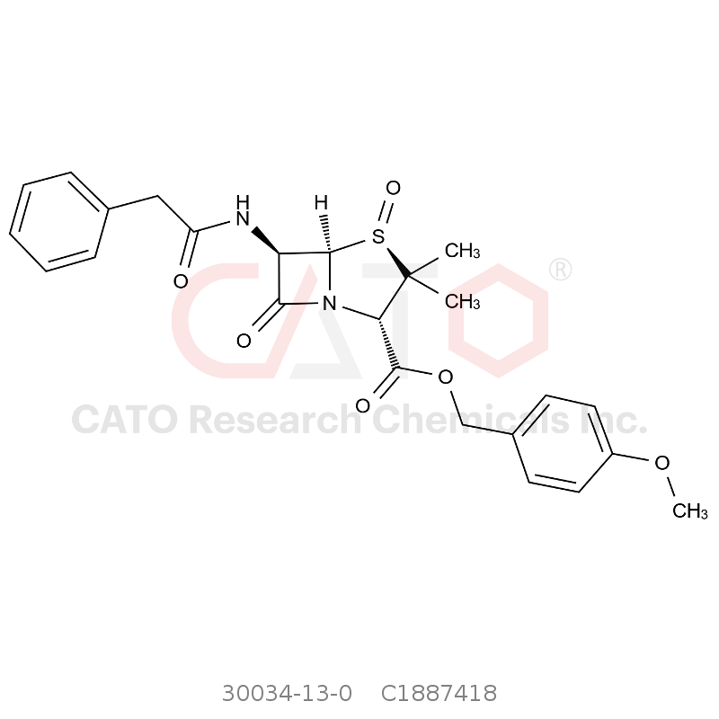 CAS No.:30034-13-0,Penicillin-G 4-methoxybenzyl ester sulfoxide