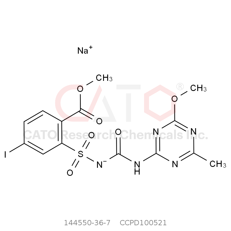 CAS No.:144550-36-7,碘甲磺隆钠盐