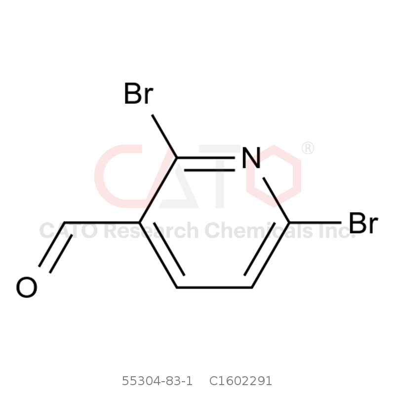 CAS No.:55304-83-1,2,6-Dibromonicotinaldehyde