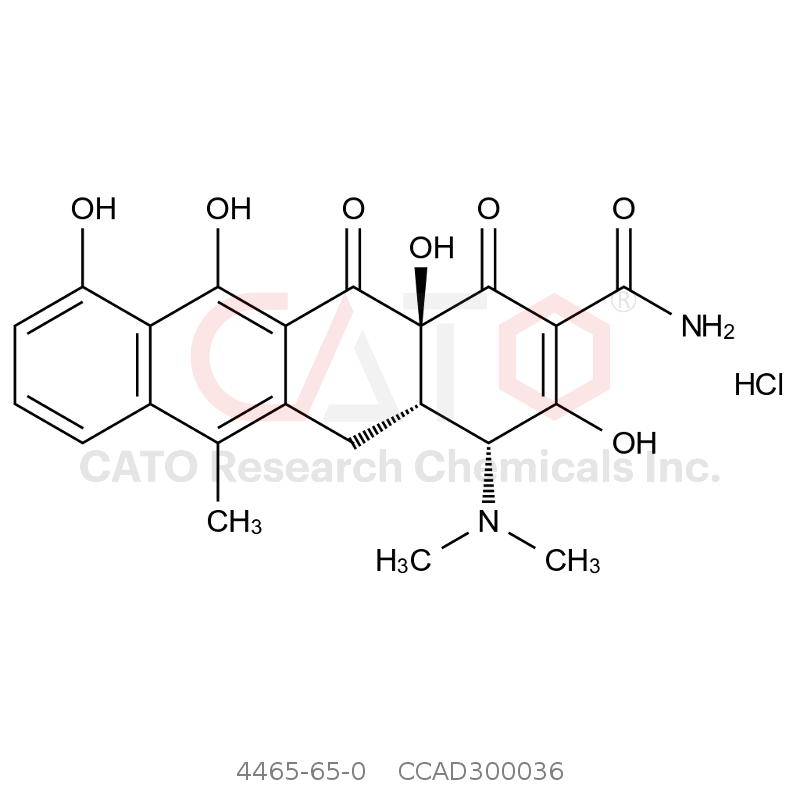 CAS No.:4465-65-0,4-差向脱水四环素盐酸盐