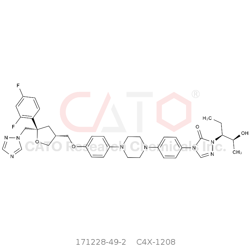 CAS No.:171228-49-2,Posaconazole