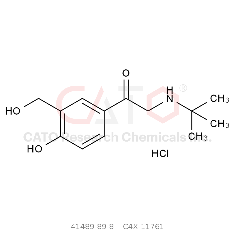 CAS No.:41489-89-8,沙丁胺醇EP杂质J盐酸盐