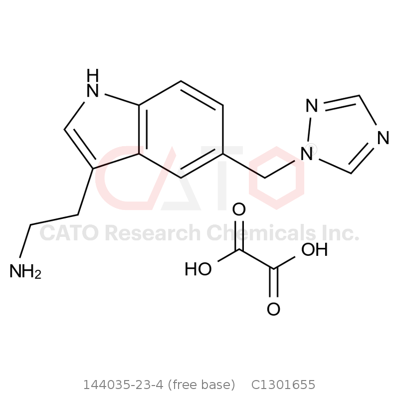 CAS No.:144035-23-4 (free base),利扎曲普坦杂质20 草酸盐