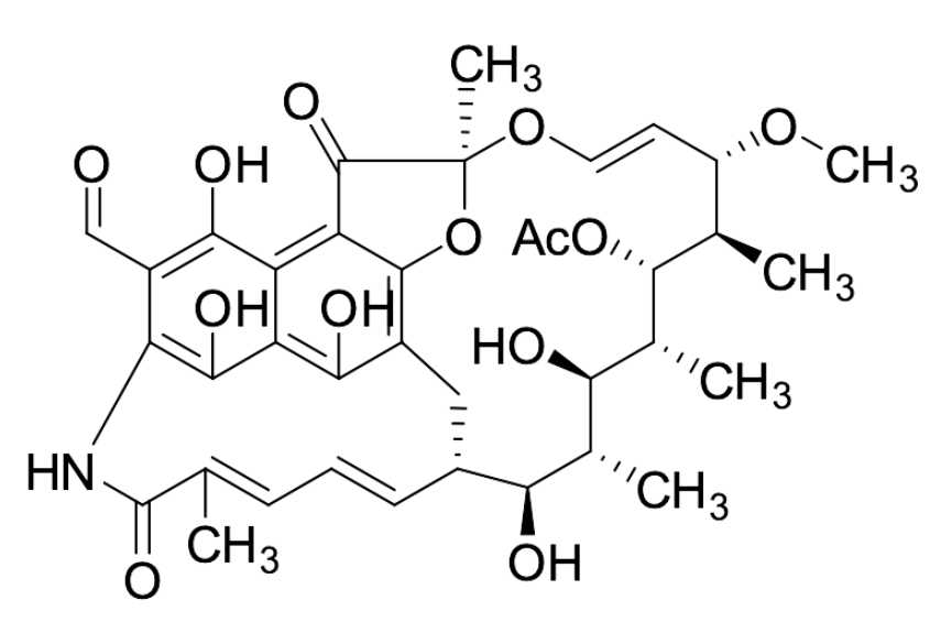 3-Formyl Rifamycin CAS 13292-22-3 chemical structure