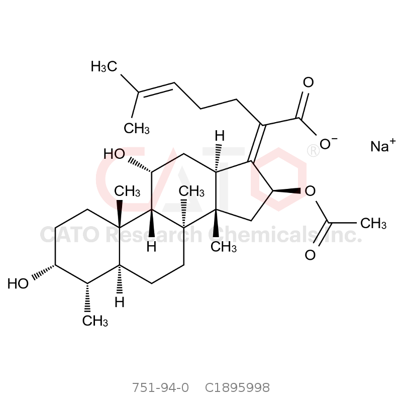 CAS No.:751-94-0,Fusidate Sodium