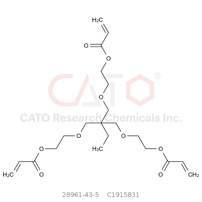 CAS No.:28961-43-5,三甲醇丙烷乙氧酯三丙烯酸酯