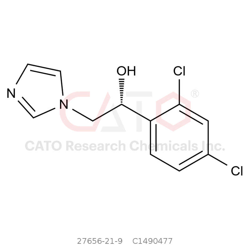 CAS No.:27656-21-9,(R)-1-(2,4-dichlorophenyl)-2-(1H-imidazol-1-yl)ethan-1-ol