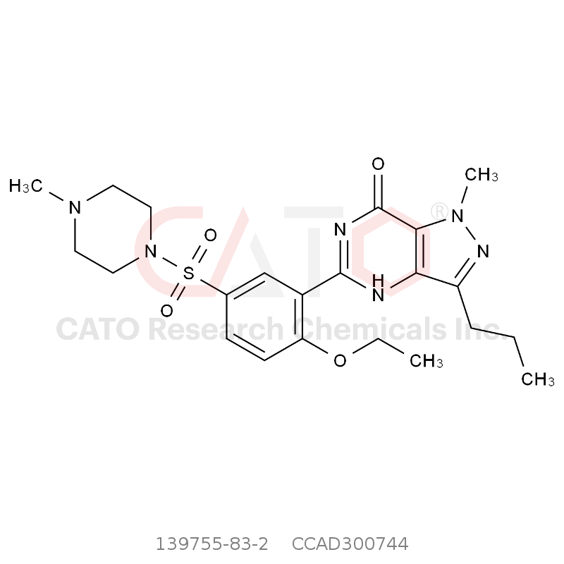 CAS No.:139755-83-2,西地那非
