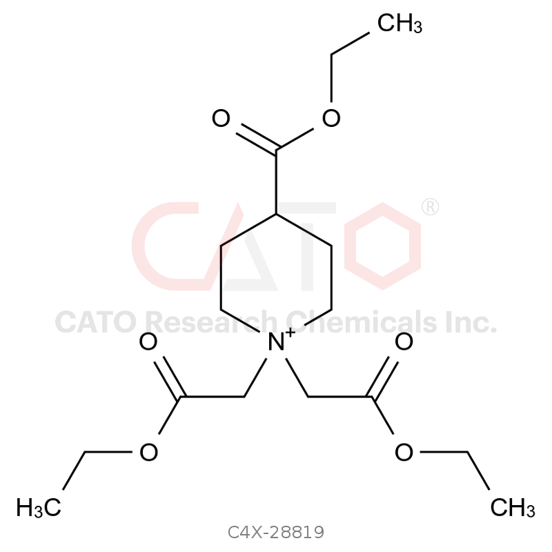 1,1-Bis(2-ethoxy-2-oxoethyl)-4-(ethoxycarbonyl)piperidin-1-ium