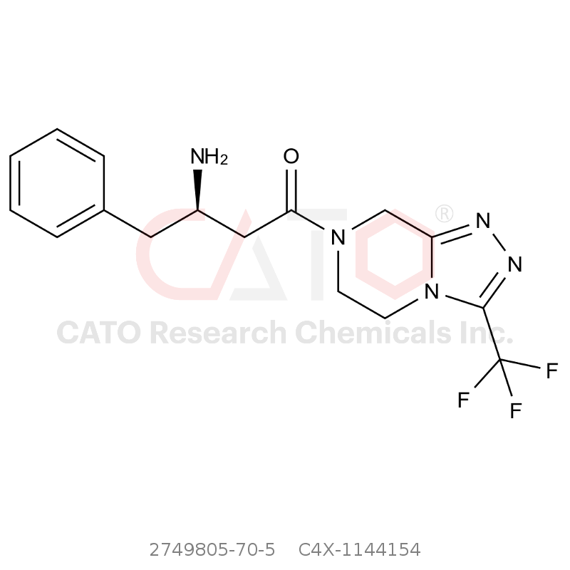 CAS No.:2749805-70-5,Sitagliptin Impurity 154