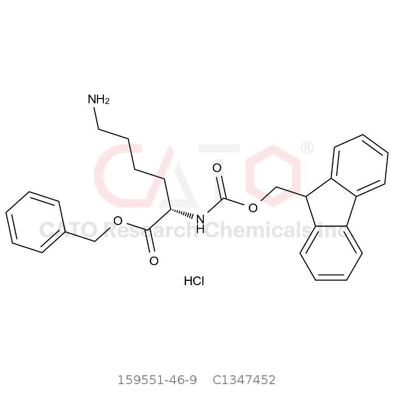 CAS No.:159551-46-9,N2-Fmoc-L-lysine Benzyl Ester Hydrochloride