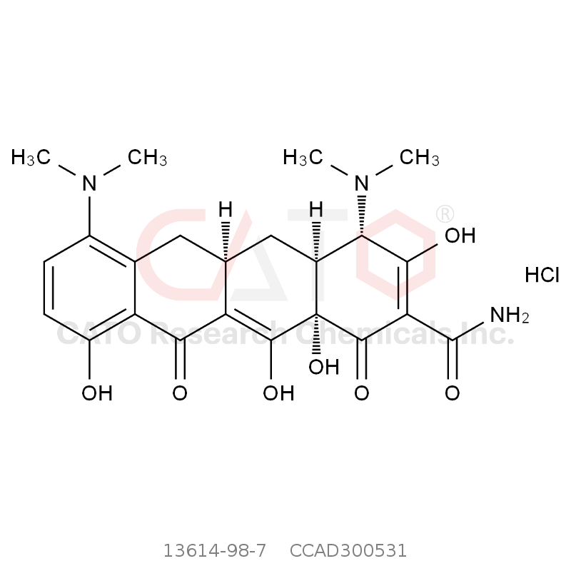 CAS No.:13614-98-7,盐酸米诺环素