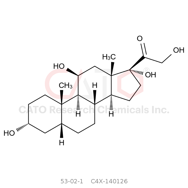 CAS No.:53-02-1,Tetrahydrocortisol