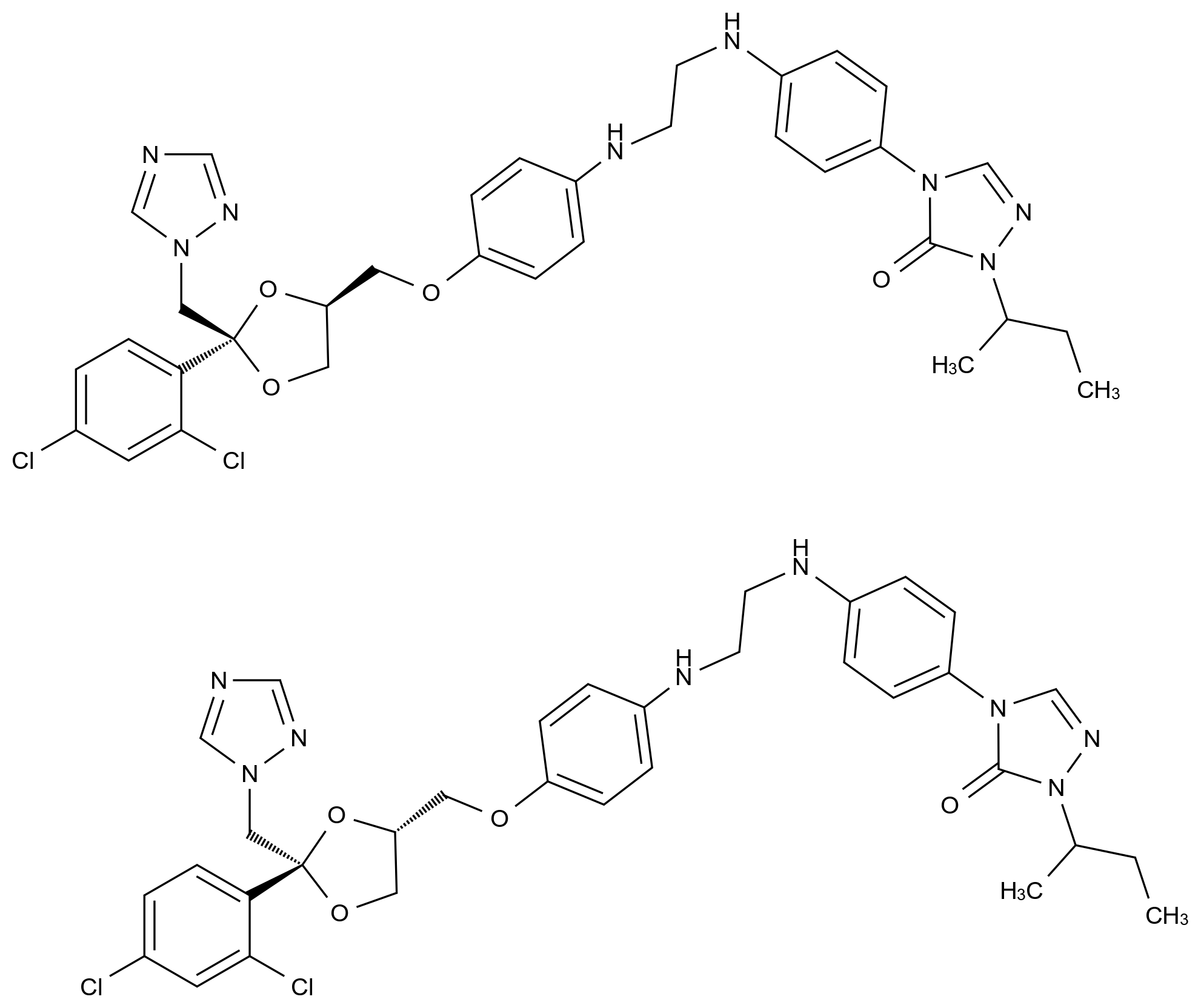 伊曲康唑杂质66 Itraconazole Impurity 66 CAS 2570971-61-6 结构式 Chemical Structure