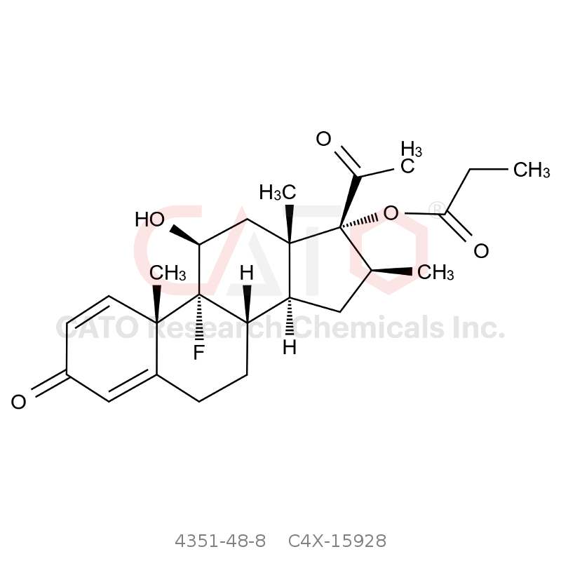 CAS No.:4351-48-8,Clobetasol Propionate EP Impurity H