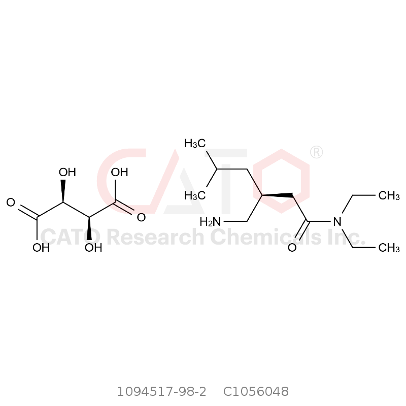 CAS No.:1094517-98-2,Pregabalin Impurity 048 D-Tartrate