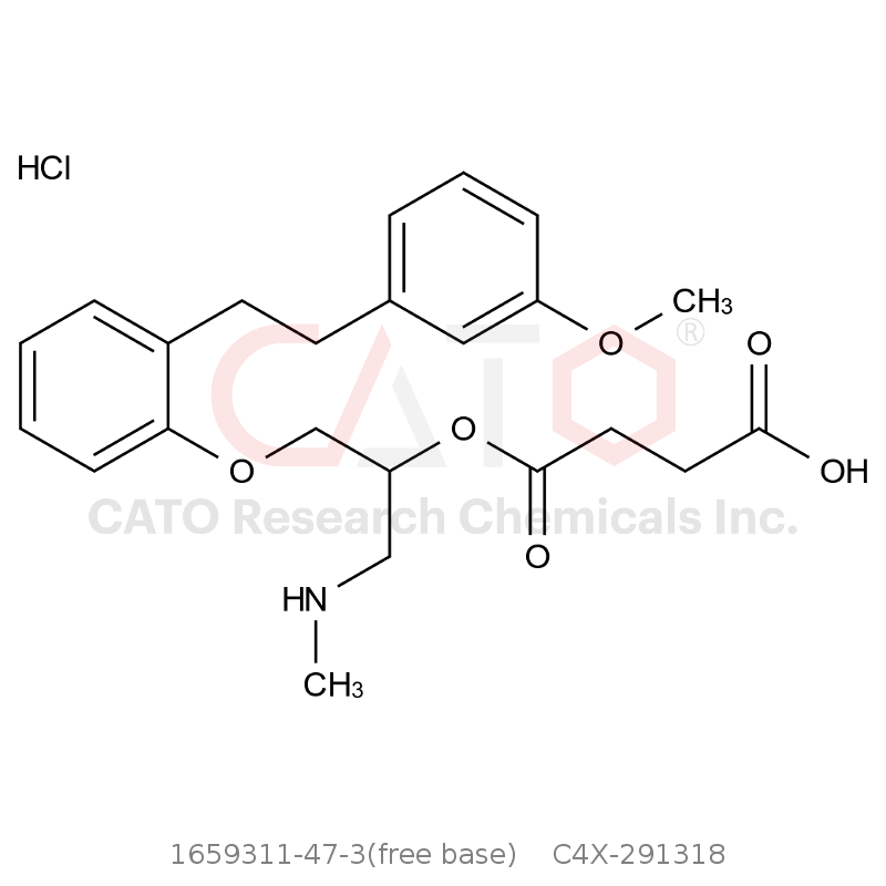 CAS No.:1659311-47-3(free base),Sarpogrelate Impurity 18