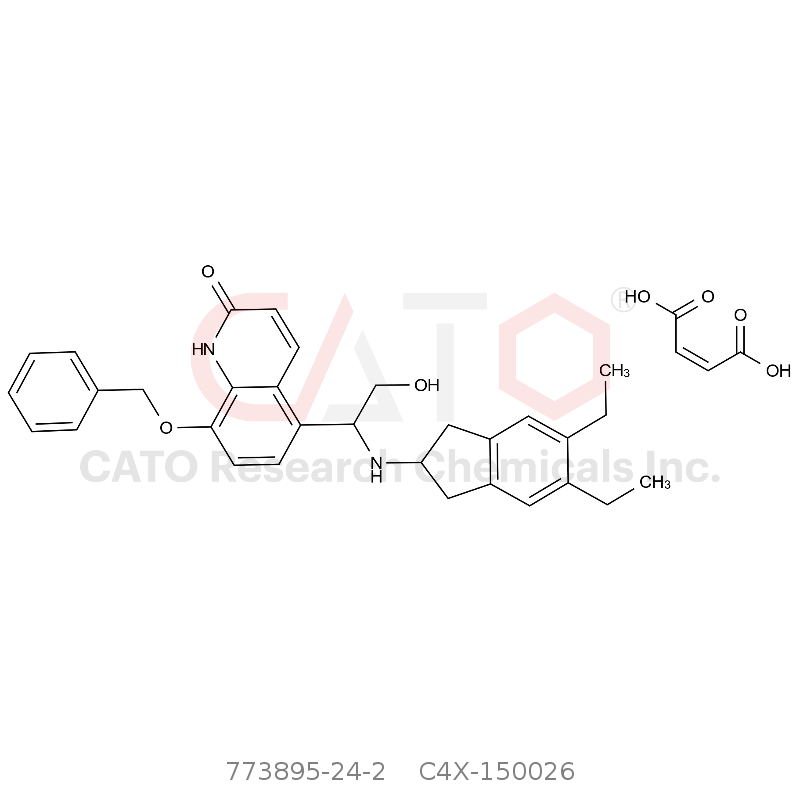 CAS No.:773895-24-2,茚达特罗杂质26马来酸盐