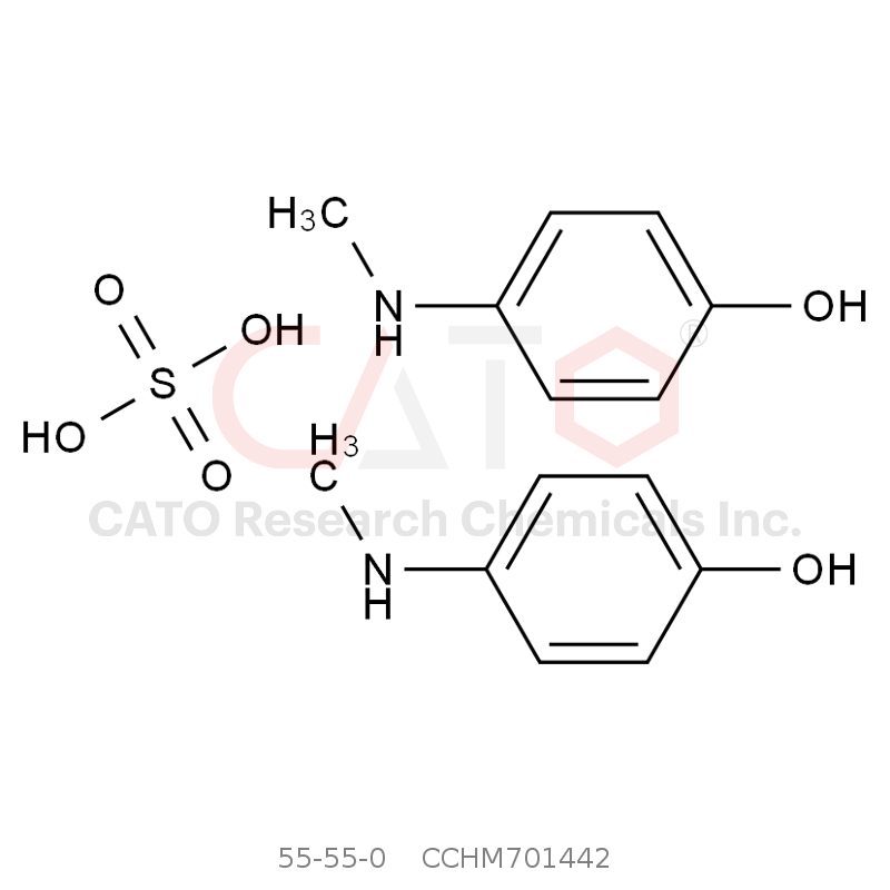 CAS No.:55-55-0,4-(甲氨基)苯酚硫酸盐