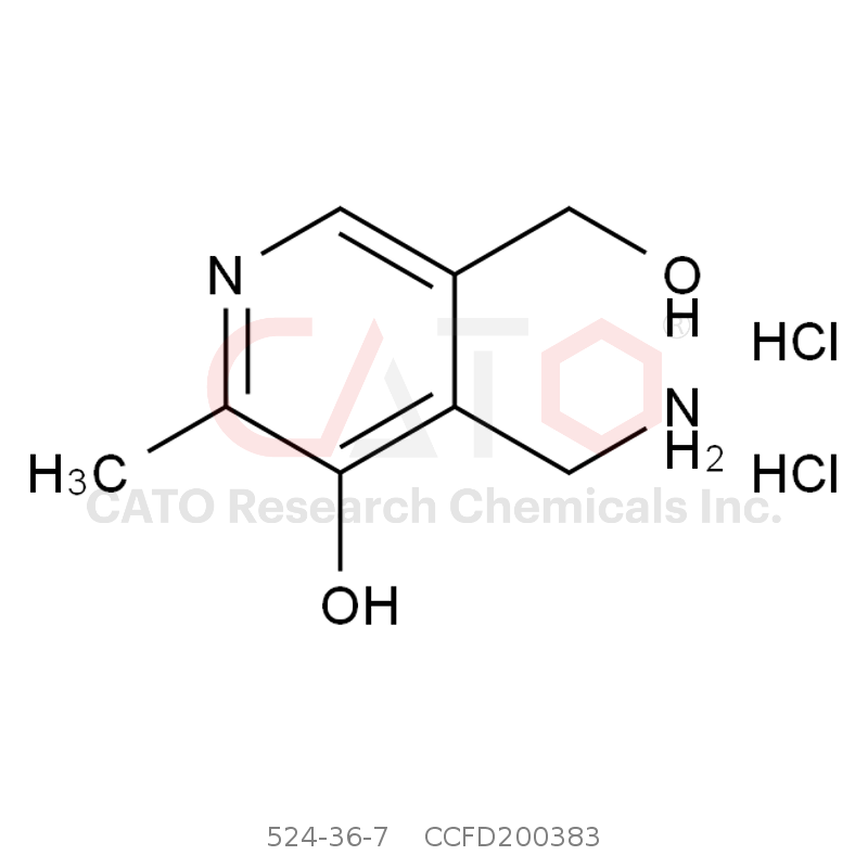CAS No.:524-36-7,吡哆胺二盐酸盐