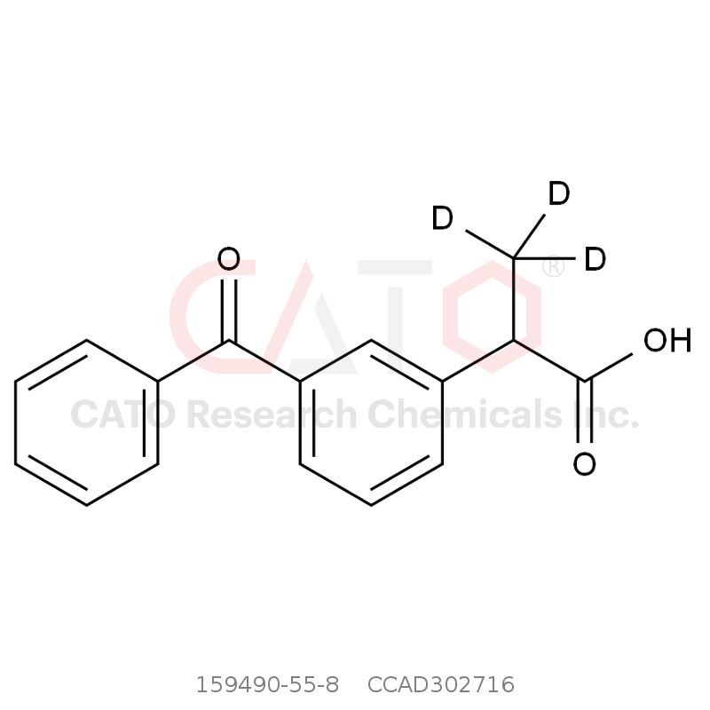 CAS No.:159490-55-8,外消旋酮洛芬-d3