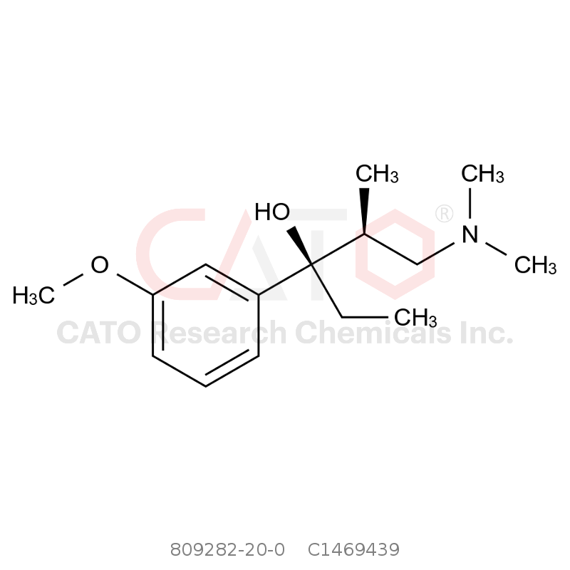 CAS No.:809282-20-0,(2S,3R)-1-(二甲基氨基)-3-(3-甲氧基苯基)-2-甲基-3-戊醇
