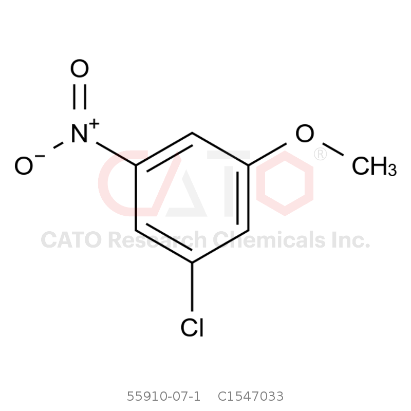 CAS No.:55910-07-1,1-Chloro-3-methoxy-5-nitrobenzene