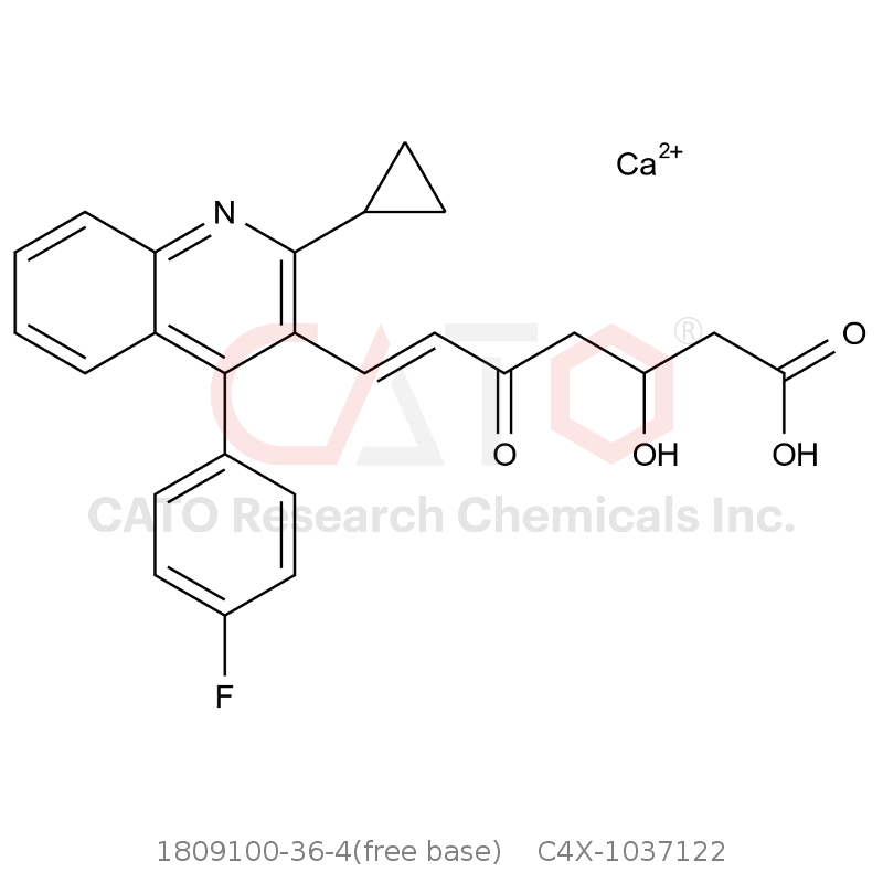 CAS No.:1809100-36-4(free base),匹伐他汀杂质122