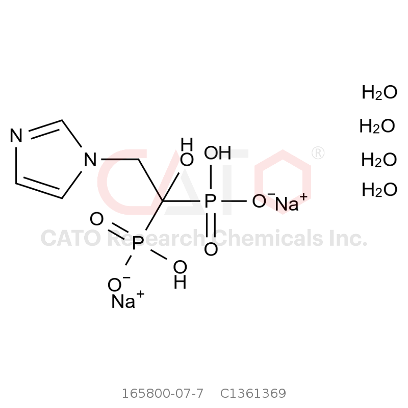 CAS No.:165800-07-7,唑来膦酸二钠盐 四水合物