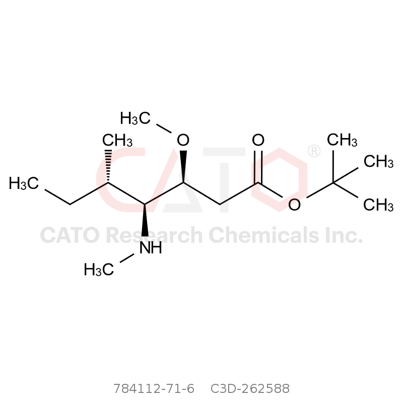 CAS No.:784112-71-6,（3S，4S，5S）-3-甲氧基-5-甲基-4-（甲氨基）庚酸叔丁酯