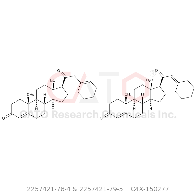 CAS No.:2257421-78-4 & 2257421-79-5,Progesterone EP Impurity F & Progesterone EP Impurity G