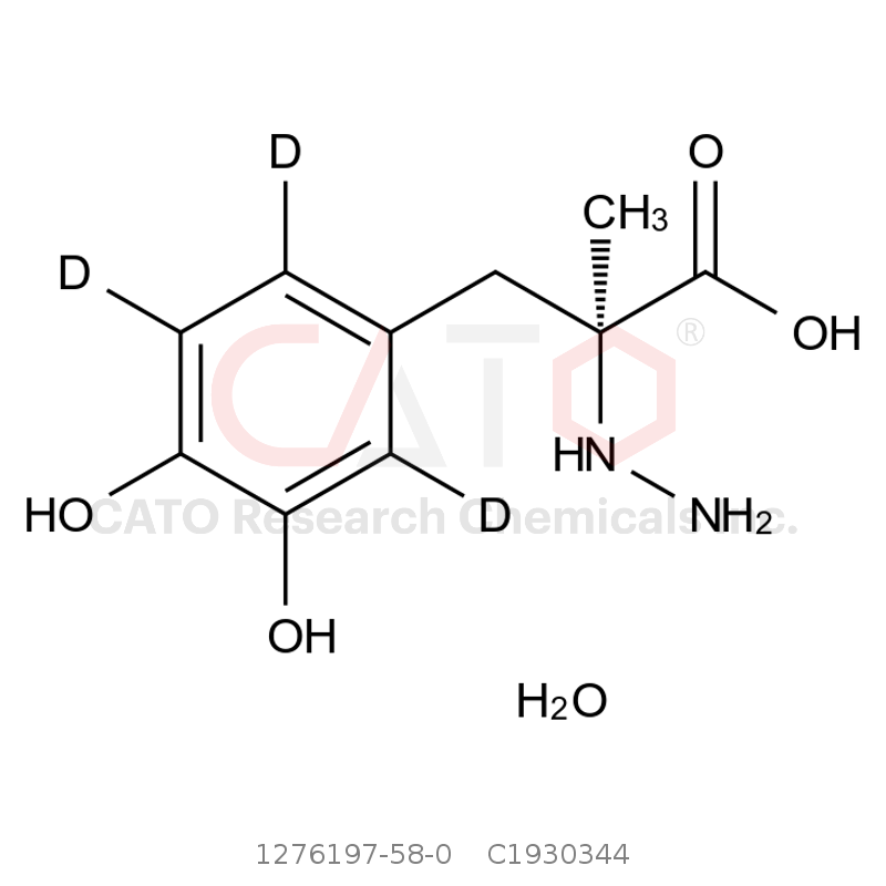CAS No.:1276197-58-0,(S)-(-)-卡比多巴水合物-d3