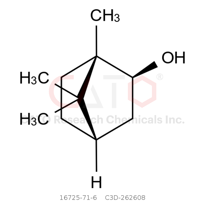 CAS No.:16725-71-6,（1S，2S，4S）-1,7,7-三甲基二环[2.2.1]庚-2-醇